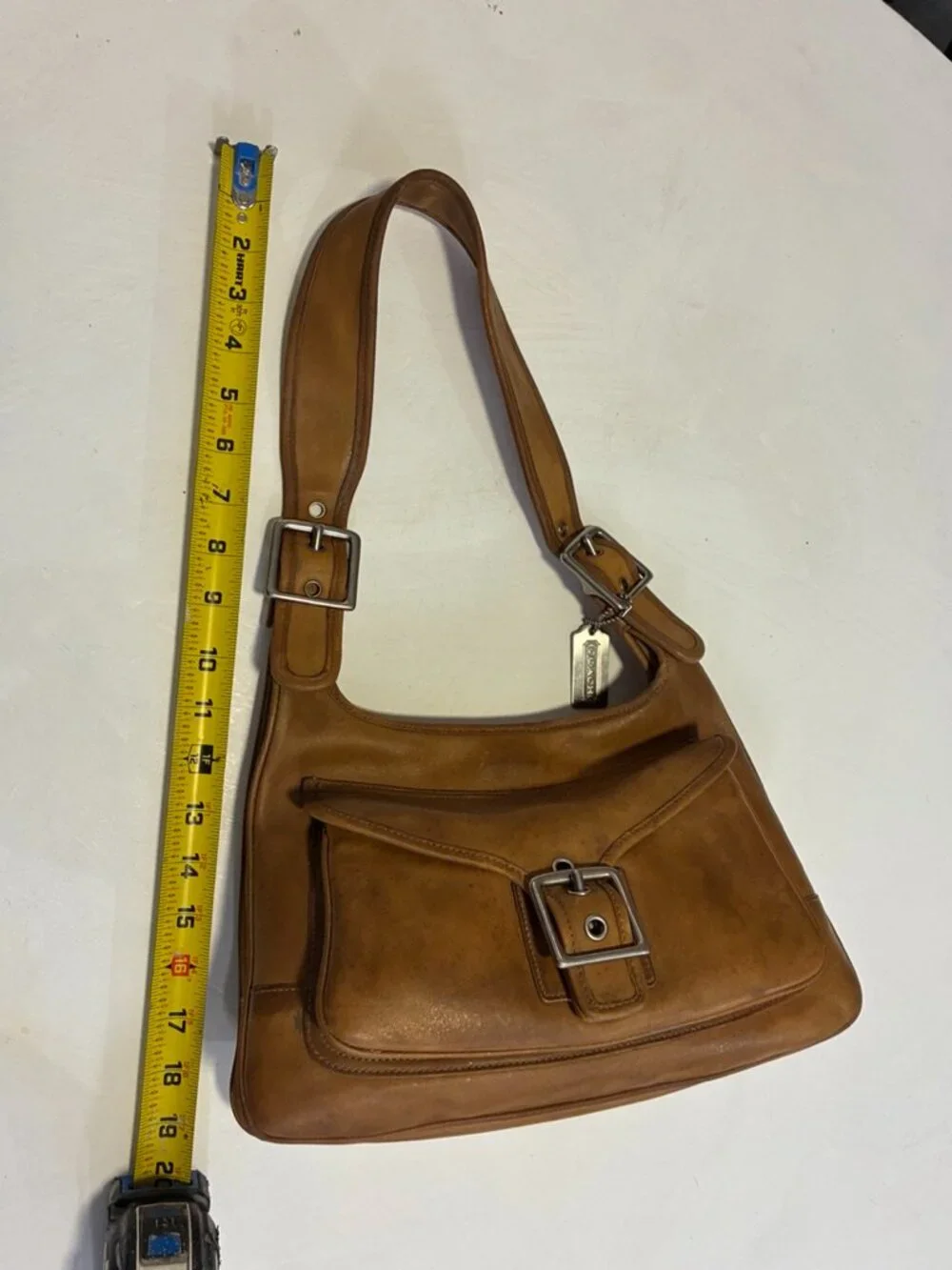 Vintage Coach Legacy Buckle Pocket Hobo (Style 9340)